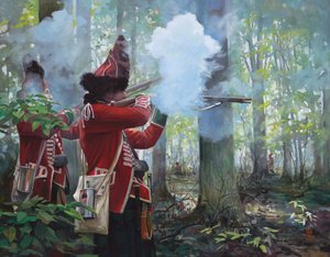 77th Highlanders, 2017 (olaj, vászon) alkotó: Pamela Patrick White