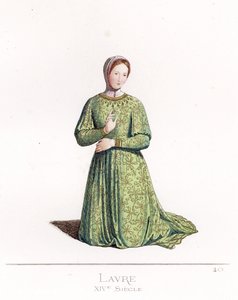 Laure de Sade (1310-1348) – Petrarch Laurája, Simone Martini portréjából