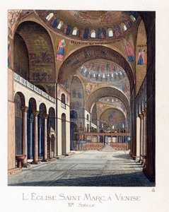 A velencei Szent Márk-bazilika belseje (Olaszország)