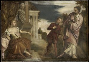 A választás az erény és a szenvedély között alkotó: Paolo Veronese (follower of)