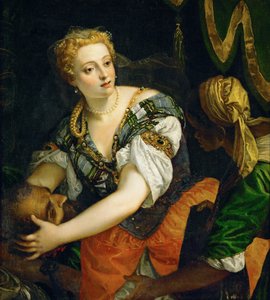 Judit a Holofernész fejével alkotó: Paolo Veronese