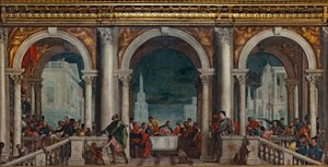 Az ünnep a Levi-házban, 1573. alkotó: Paolo Veronese