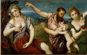 Allegoria Flore-val, Vénusszal, Marssal és Ámorral (festmény, 1560 körül)
