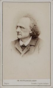 Henry Litolff zongoraművész és zeneszerző portréja 1818-1891 .