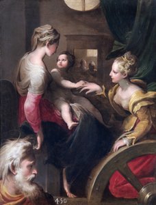 Szent Katalin misztikus házassága (olaj, vászon) alkotó: Parmigianino (1503 40) (after)
