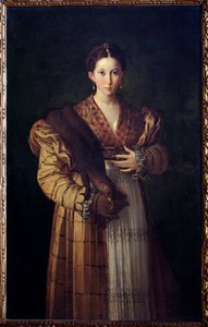 Antea Proetos király Sthenebee feleségének ábrázolása, beleszeret Bellerophonba (Stheneboea vagy Stheneboia portréja, Proteus hitvese) - Girolamo Francesco Maria Mazzola festménye dit Parmigianino vagy A parmezán (1503-1540) 1503-1540-153