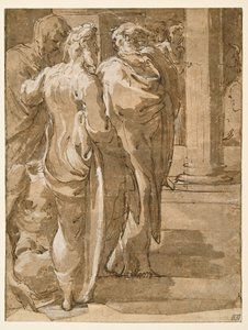 A sánta ember gyógyulása (?) alkotó: Parmigianino