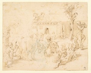 Rusztikus jelenet alkotó: Parmigianino