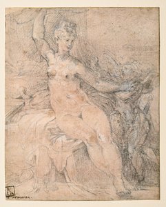 Vénusz lefegyverző Ámor alkotó: Parmigianino