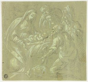 A Pásztorok imádata alkotó: Parmigianino