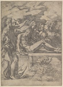 Temetkezés, kb. 1527-30. alkotó: Parmigianino