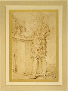 Page Serving Wine vagy A festő tanoncai alkotó: Parmigianino