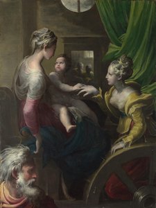 Szent Katalin misztikus házassága c. 1527-1530 alkotó: Parmigianino