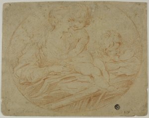Nő és két gyermek alkotó: Parmigianino