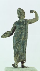 Shami alak, valószínűleg Zeusz vagy Poszeidón, Nehavand (Laodicea) város romos templomából került elő, Iránban (bronz)
