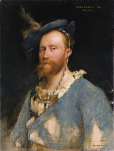 Gustave Courtois művész portréja 1852-1923, 1883. alkotó: Pascal Adolphe Jean Dagnan Bouveret