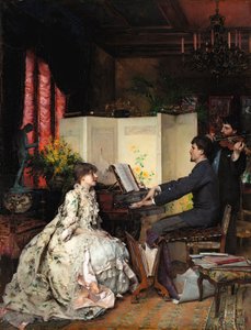 A duett, 1883. alkotó: Pascal Adolphe Jean Dagnan Bouveret