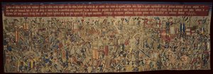A Pastrana gobelinek, Tournai-i gyártás, valószínűleg Passchier Grenier műhelyéből, 1471-1475 körül (gobelin).