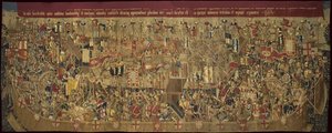 A Pastrana gobelinek, Tournai-i gyártás, valószínűleg Passchier Grenier műhelyéből, 1471-1475 körül (gobelin).