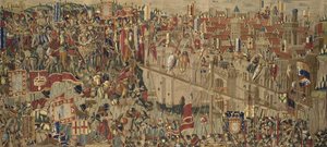 A Pastrana gobelinek, Tournai-i gyártás, valószínűleg Passchier Grenier műhelyéből, 1471-1475 körül (gobelin).