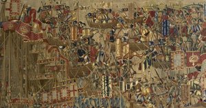 A Pastrana gobelinek, Tournai-i gyártás, valószínűleg Passchier Grenier műhelyéből, 1471-1475 körül (gobelin).