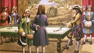 Biliárd, ahogyan XIV. Lajos Versailles-ban játszott