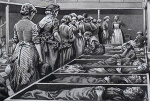 London Mission for Homeless Women (gouache, papír)