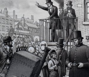 William Booth prédikál a szabadban