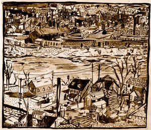 Town, 2013 (ceruza)