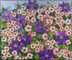 A Purple Patch, 2011 (akril, calico) alkotó: Pat Scott