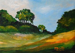 Chardonnette séta, 2016 (akril, vászon) alkotó: Patricia Brintle