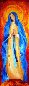 Rózsafüzér Madonna, 2011 alkotó: Patricia Brintle