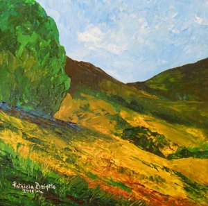 Morne La Selle, 2015 (akril, vászon) alkotó: Patricia Brintle