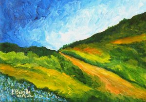 Vers Marmelade, 2015 (akril, vászon) alkotó: Patricia Brintle