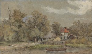Battersea Fields, Charles Matthews számára festve, Esq. alkotó: Patrick Nasmyth