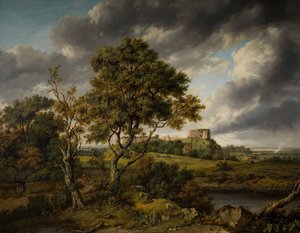 Carisbrooke kastély, Wight-sziget, 1831.