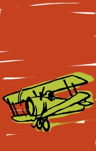 Repülőgép, 2021 (digitális) alkotó: Patrizia La Porta