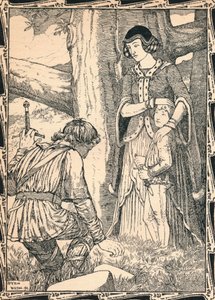 Margit és a rabló, 1902 alkotó: Patten Wilson