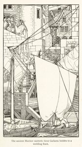Rime of the Ancient Mariner (metszet) alkotó: Patten Wilson