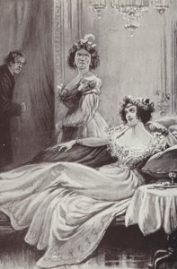 Illusztráció a Barchester Towershez, Anthony Trollope (litho) alkotó: Paul (after) Hardy