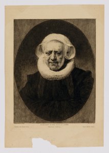Egy öreg hölgy portréja alkotó: Paul Adolphe Rajon