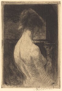 Egy nő háta Dos de Femme, 1889. alkotó: Paul Albert Besnard