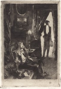 Iza alszik Iza álma, 1885. alkotó: Paul Albert Besnard