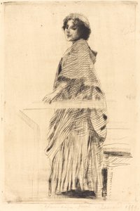 Nő a köpenyben Nő a köpenyben, 1889. alkotó: Paul Albert Besnard