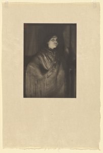Rose Cohen portréja spanyol kendőben / Rose Cohen, spanyol kendőben alkotó: Paul B. Haviland