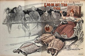 A francia közigazgatás karikatúrája a „L