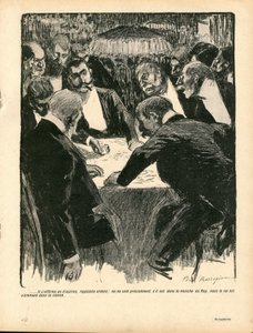 A vajtányér, szatirikus színben alkotó: Paul Balluriau