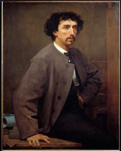 Charles Garnier francia építész (1825-1898) portréja. Paul Baudry festménye (1828-1885)