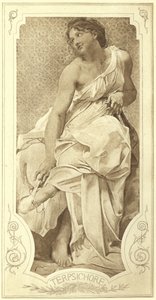 Terpsichore, a kórustánc múzsája (mélynyomás)