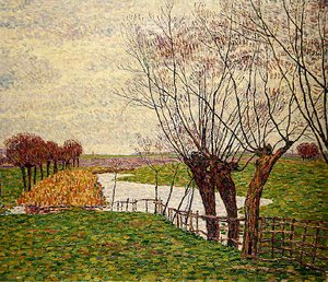 Holland táj (olaj, vászon)